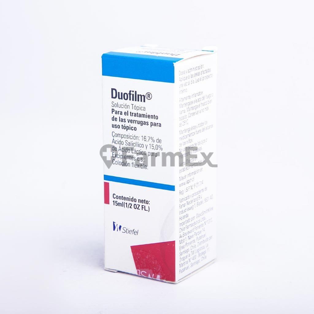 Duofilm Ácido Salicílico 16,7% y Ácido láctico 15% x 15 mL Stiefel